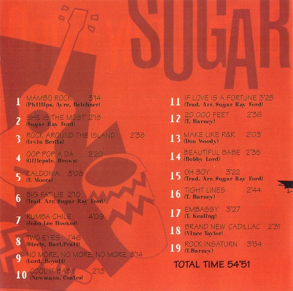 Image of Back Cover of CD - VG+/VG+ - SUGAR RAY FORD, More Exotic Hotshots (Skydog; SKY-62274-2, France 1998, Jewel Case), ,  - 0536063E
