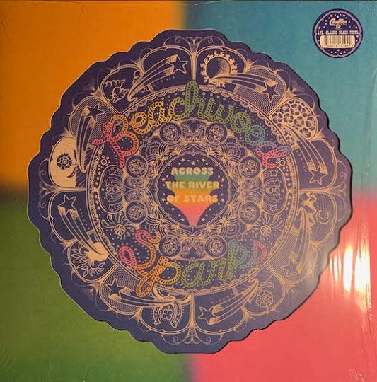 Image of Front Cover of 0516183C: LP - BEACHWOOD SPARKS, Across The River Of Stars (Curation Records; CURED042, US 2024, Die Cut Sleeve, Inner, Black Vinyl)   VG+/VG