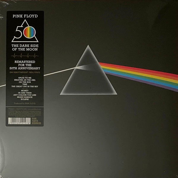 Image of Front Cover of LP - VG+/EX - PINK FLOYD, The Dark Side Of The Moon (Pink Floyd Records; PFR50LP1, Europe 2023 Reissue, Gatefold, No Hype Stickered Plastic Outer, No Posters, No Stickers, 180 Gram Vinyl, 50th Anniversary), ,  - 3526252E