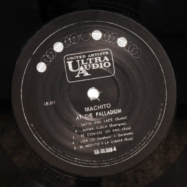 Image of Label Cover of LP - VG+/EX - MACHITO, Machito At The Palladium (United Artists Records; UA-30.009, UK Reissue), Light ringwear.,  - 0526303E