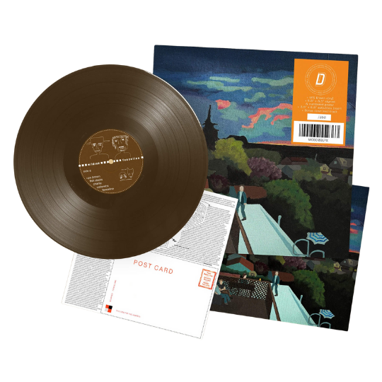 Image of Back Cover of LP - NEW/NEW - MILDRED, Fenceline (Memorials of Distinction / Dog Day Records; MODD03LPX, UK 2026, Signed and Numbered Poster, Postcard, Origami Van, Maze and Horoscope Embedded, Brown Vinyl Limited Edition of 250. Dinked Edition No 393), ,  - 9051010E