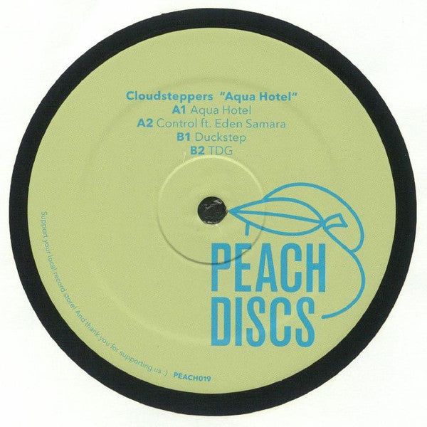 Image of Front Cover of 0516444C: 12" - CLOUDSTEPPERS, Aqua Hotel (Peach Discs; PEACH019, UK 2024)   /VG
