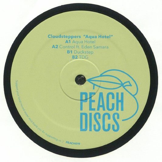 Image of Front Cover of 0516444C: 12" - CLOUDSTEPPERS, Aqua Hotel (Peach Discs; PEACH019, UK 2024)   /VG