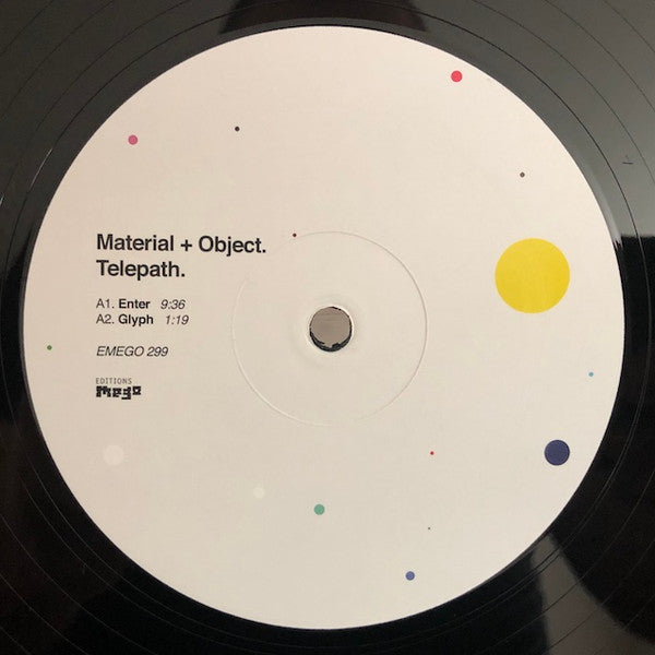 Image of Label Cover of 0516465C: 2xLP - MATERIAL + OBJECT, Telepath (Editions Mego; EMEGO 299, Austria 2023) Shrink-wrap  VG+/VG+