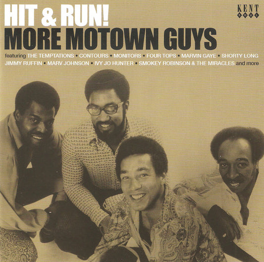 Image of Front Cover of 0536187E: CD - VARIOUS, Hit & Run! More Motown Guys (Kent Soul; CDTOP 531, UK 2025, Jewel Case)   VG+/VG+