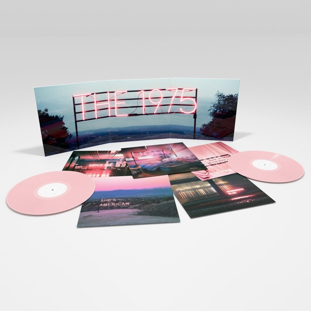 Image of Label Cover of 2xLP - NEW/NEW - THE 1975, I like it when you sleep, for you are so beautiful yet so unaware of it (10th Anniversary Edition) (UMR/Polydor; 8820543, Europe 2026 Reissue, Gatefold, Pink vinyl  housed in 6 panel tripled gatefold packaging with alternative artwork and 17 12”x12” art cards, each card image represents a song with the lyrics on the reverse.), ,  - 9062604C