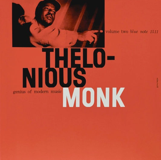 Image of Front Cover of LP - NEW/NEW - THELONIOUS MONK, Genius of Modern Music, Vol. 2 (1947-52) (Verve; 7544817, Europe 2026 Reissue, Jazz legend Thelonious Monk made his earliest recordings as a leader for Blue Note in 1947 and over the next five years Alfred Lion recorded the pianist in a variety of settings documenting his utterly unique music. The 1956 12  compilation Genius of Modern Music, Vol. 2 (BLP 1511) featured classic Monk compositions including  Straight No Chaser ,  Four In One , and   Monk s