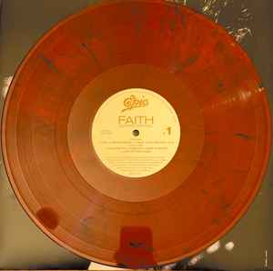 Image of Label Cover of 2xLP - NEW/NEW - GEORGE MICHAEL, Faith (CMG; 19658834251, Europe 2026 Reissue, Gatefold, 2 Inners, Red & Black Marble Vinyl ), ,  - 1416477C