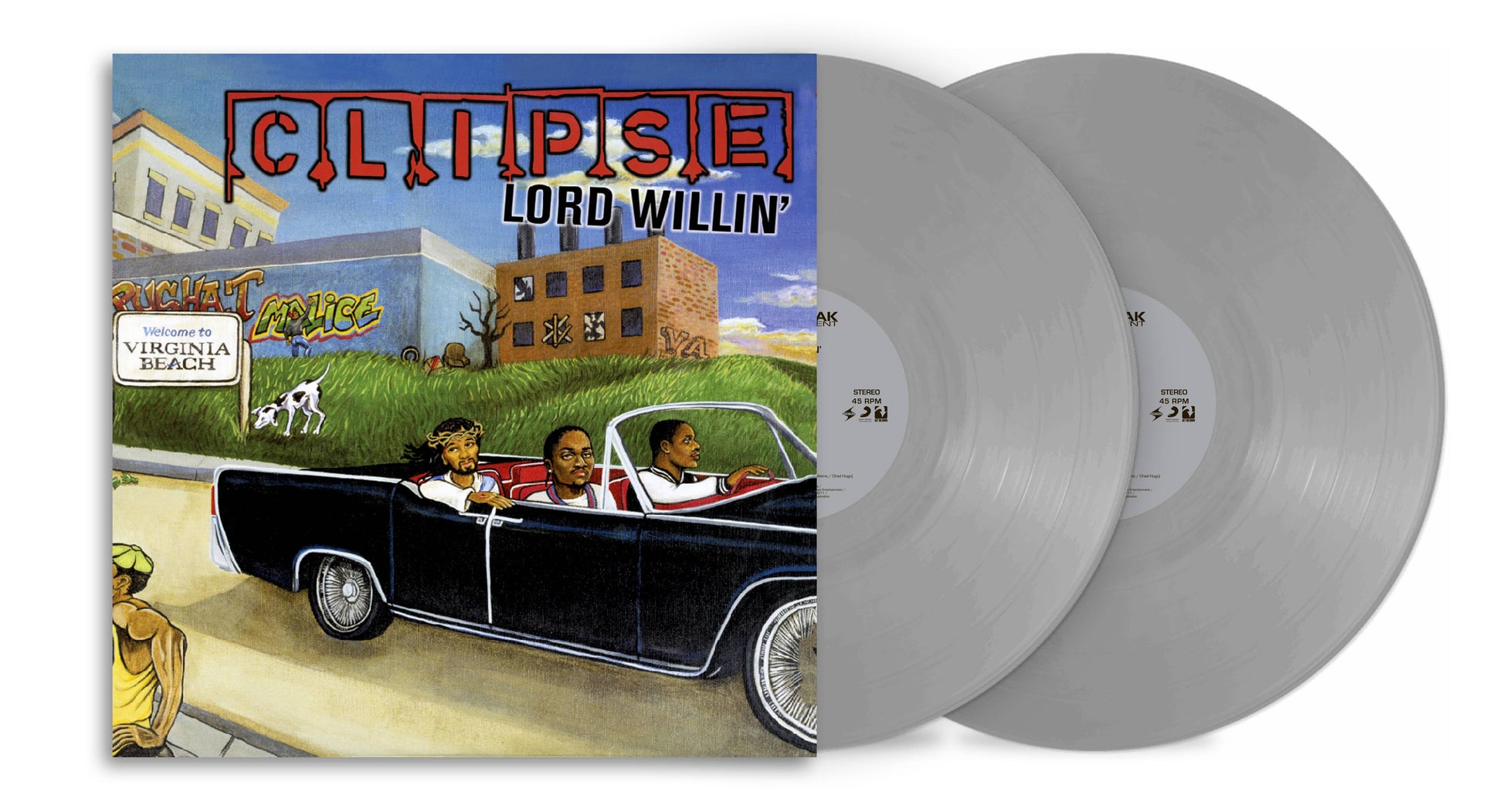 Image of Back Cover of 2xLP - NEW/NEW - CLIPSE, Lord Willin' (CMG; 19958402411, Europe 2026 Reissue, Insert, Silver Vinyl), ,  - 2036182E