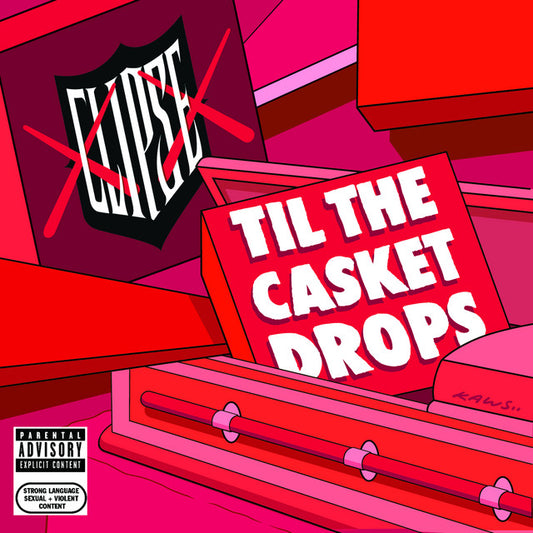 Image of Front Cover of LP - NEW/NEW - CLIPSE, Til The Casket Drops (CMG; 19958402451, Europe 2026 Reissue, White Vinyl), ,  - 0816055C