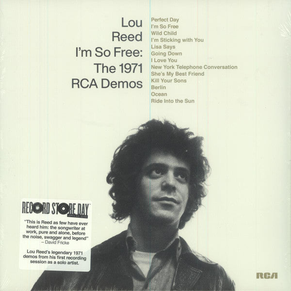 Image of Front Cover of 0656012S: LP - LOU REED, I'm So Free: The 1971 RCA Demos (RCA; 19439944251, US 2022, Inner, 140 Gram Vinyl, MRP Pressing, NO "Made in EU")   VG+/VG+