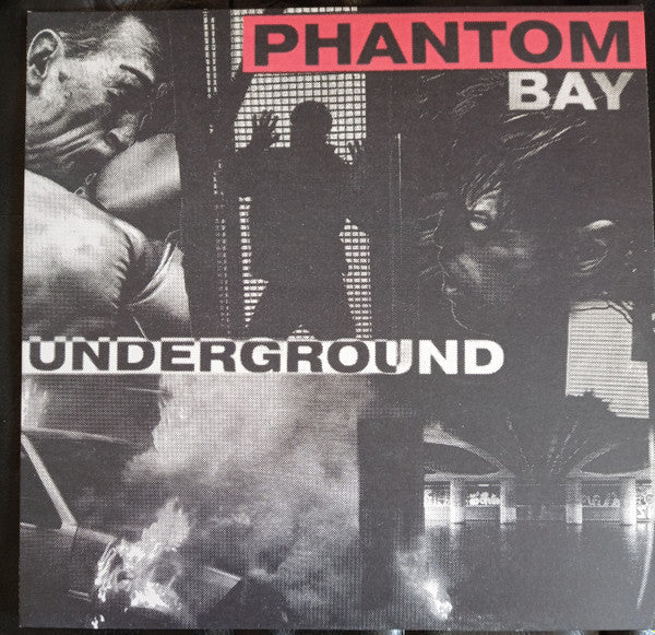 Image of Front Cover of 0656013S: 12" EP - PHANTOM BAY, Underground (KROD Records; KRD-065-LP, Germany 2023, Textured Sleeve, Insert, Sticker, Red Transluscent Vinyl)   VG+/VG+