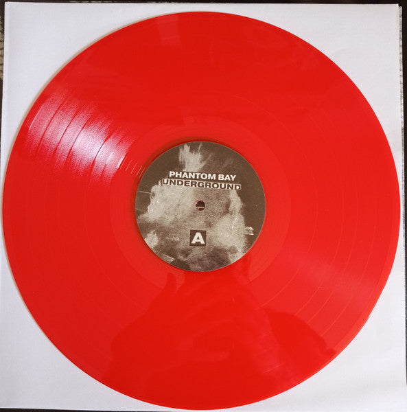 Image of Label Cover of 0656013S: 12" EP - PHANTOM BAY, Underground (KROD Records; KRD-065-LP, Germany 2023, Textured Sleeve, Insert, Sticker, Red Transluscent Vinyl)   VG+/VG+