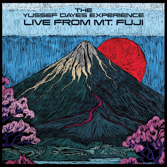 Image of Front Cover of 9062618C: 12" - THE YUSSEF DAYES EXPERIENCE, LIVE FROM MT. FUJI (Brownswood; BWOOD436EP, Europe 2026, Black Vinyl, Following the instant sell-out of "MT. FUJI FM" (featuring Gilles Peterson) - The Yussef Dayes Experience returns for LIVE FROM MT. FUJI on standard black vinyl, with music only. The project includes live performances of both pre-released favourites and brand-new compositions, featuring the extraordinary Japanese vocalist / virtuoso Minami Kizuki from Amami Island, on vo