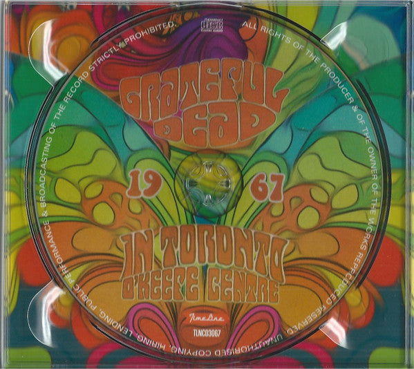 Image of Label Cover of 0636014E: CD - GRATEFUL DEAD, O'Keefe Centre, Toronto 1967 (Timeline; TLNCD3067, Europe 2023, Digipak, Booklet)   VG+/VG+