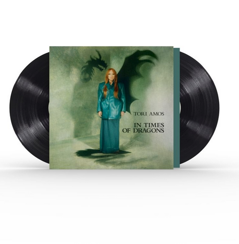 Image of Front Cover of 2xLP - NEW/NEW - TORI AMOS, In Times Of Dragons (Fontana; 8817865,  2026), , In Time of Dragons is the 18th album in Amos  illustrious 36-year career, which has celebrated over 12 million records sold, thousands of concerts, eight Grammy nominations, and numerous awards. In Times of Dragons is a metaphorical story about the fight for Democracy over Tyranny, reflecting the current abhorrent non accidental burning down of democracy in real time by the  Dictator believing Lizard Demon