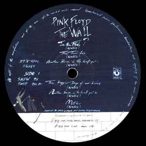 Image of Label Cover of 0416099C: 2xLP - PINK FLOYD, The Wall (Harvest; SHDW411, UK 1980s Reissue, Non-Stickered Gatefold Sleeve, Inners With Rounded Corners , Second Sleeve, Inside gatefold: "Produced By (In Alphabetical Order)", matrix numbering indicates pressed 1980-1982) Glossy disc, Strong VG, A few light hairlines, Light wear to sleeve.   VG/VG