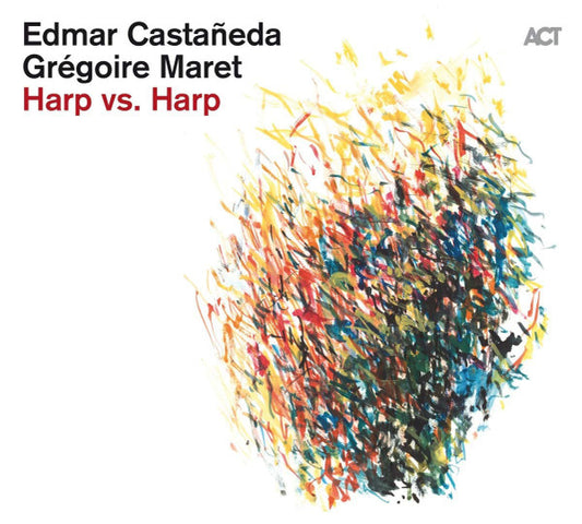 Image of Front Cover of CD - VG+/VG+ - EDMAR CASTANEDA, GR GOIRE MARET, Harp vs. Harp (ACT; ACT 9044-2, Germany 2019, Digipak), ,  - 0556160S