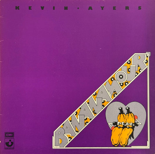 Image of Front Cover of 0646088S: LP - KEVIN AYERS, Bananamour (Harvest; SHVL 807, UK 1973, Textured Gatefold) Edge Wear  VG/VG