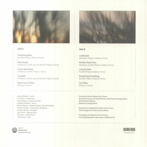 Image of Back Cover of 0616158C: LP - MAKUSHIN, Move Into The Luminous (Blackford Hill; BH017V, UK 2023)   VG/VG