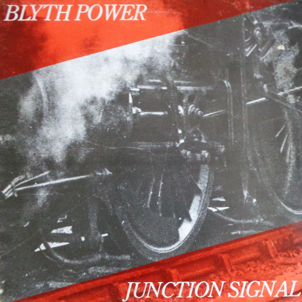 Image of Front Cover of 0616136C: 12" EP - BLYTH POWER, Junction Signal (All The Madmen Records; MAD T12, UK 1986, Picture Sleeve) Spot of damage on rear of sleeve.  G+/VG