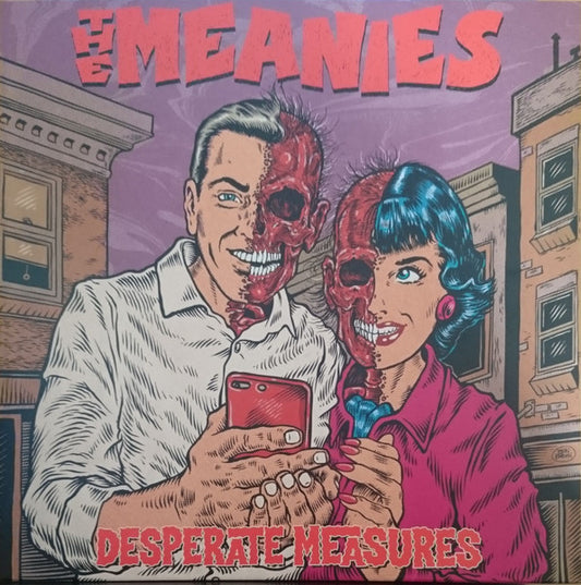Image of Front Cover of LP - VG+/VG+ - THE MEANIES, Desperate Measures (Folc Records; FOLC 134, Europe 2020, Inner), ,  - 0646155S