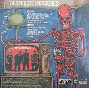Image of Back Cover of LP - VG+/VG+ - THE MEANIES, Desperate Measures (Folc Records; FOLC 134, Europe 2020, Inner), ,  - 0646155S