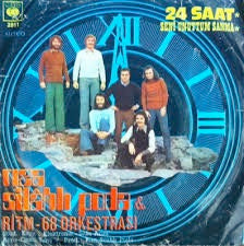 Image of Front Cover of 7" - G+/G - RIZA SIL HLI PODA & RITM-68 ORKESTRASI, 24 Saat / Seni Unuttum Sanma (CBS; 3911, Turkey 1976, Picture Sleeve), Some splits and tears to sleeve. Disc has lots of light marks but plays pretty well.,  - 0616253C