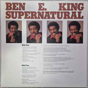 Image of Back Cover of LP - VG/G+ - BEN E. KING, Supernatural (Atlantic; K 50118, UK 1975), Superficial marks only.,  - 3916269C