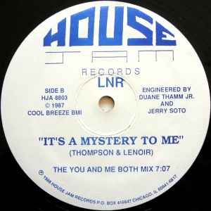 Image of Back Cover of 12" - /VG - LNR, Work It To The Bone (House Jam; HJA 880333, US 1987), strong VG. highlighter on label,  - 3646203S