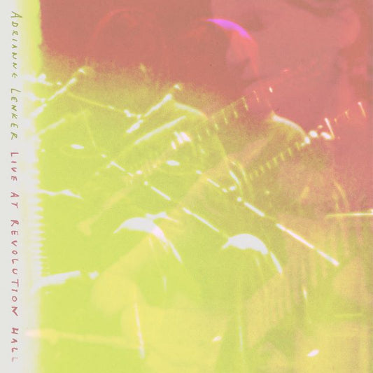 Image of Front Cover of 3xLP - NEW/NEW - ADRIANNE LENKER, Live at Revolution Hall (4AD; 4AD0821LPE , UK 2026, 3 Inners, Black Vinyl. From Big Thief), , In early 2025, Big Thief songwriter Adrianne Lenker shared a 120-minute, 43-track intimate live album entitled Live at Revolution Hall, an immersive sonic documentary compiled across three days of performances. Now, the album is being pressed to Standard Black Vinyl for the very first time, exclusive to Record Store Day 2026. Amid collaged soundbites of enth