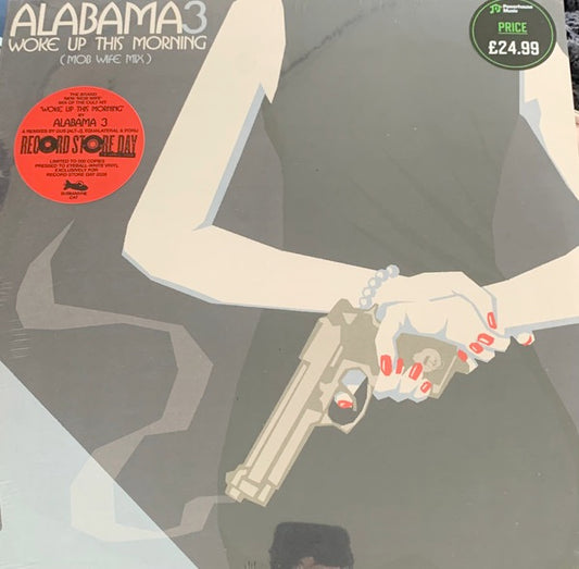 Image of Front Cover of 12  - NEW/NEW - ALABAMA 3, Woke Up This Morning Remixes- Gus Alt J/ Porij/ Steve Dub/Equalateral (Submarine Cat; 12SUBC293, UK 2026, White Vinyl), , The 2026 Mob Wife Mix of Alabama 3's 'Woke Up This Morning' lands on exclusive white vinyl for Record Store Day. Originally released in 1997, 'Woke Up This Morning' was written as a protest to domestic violence, inspired by the murder case surrounding Sara Thorton. After featuring as the iconic soundtrack to The Sopranos, 'Woke Up This M