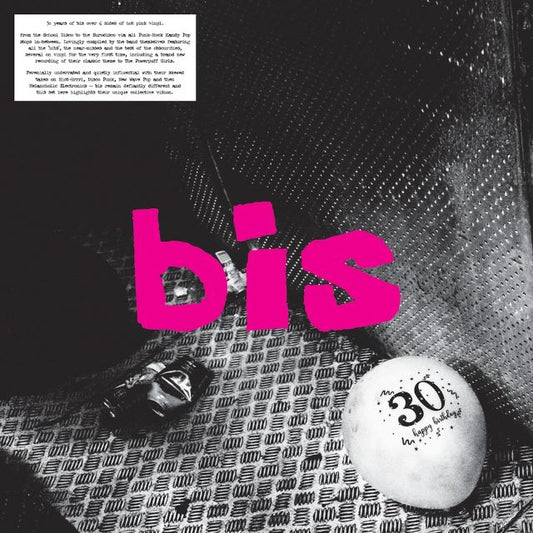 Image of Front Cover of 3xLP - NEW/NEW - BIS, Antiseptic Poetry - 30 Years of bis (Do Yourself In; DYI031LP, UK 2026, Coloured Vinyl), , Limited coloured vinyl triple LP for RSD 2026. 500 copies only. bis celebrate 30 years of Disco Punk on the periphery of the mainstream with a career spanning triple vinyl set showcasing their uncanny knack for spiky Pop earworms like early hits Kandy Pop and This Is Fake DIY through the luxurious Synth-Pop stylings of Eurodisco and Dead Wrestlers to their more esoteric la