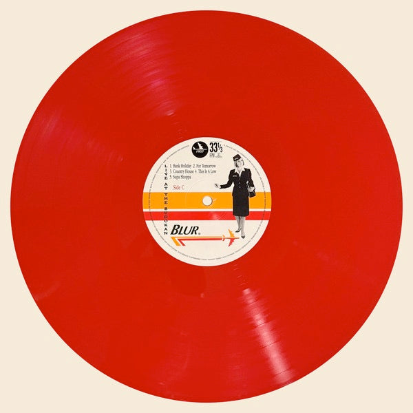 Image of Back Cover of 2xLP - NEW/NEW - BLUR, Live At The Budokan (Parlophone; 5026854069753, UK 2026, Red Vinyl), , blur s first official live album, Live At The Budokan, was originally released in Japan back in 1996 on CD only. To celebrate its 30th anniversary, Live At The Budokan is released on this year's Record Store Day - Sat 18th April on double coloured vinyl. - 2856031S