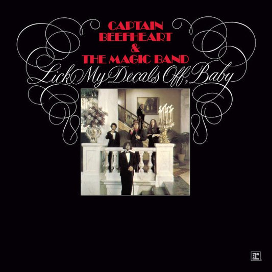 Image of Front Cover of 2xLP - NEW/NEW - CAPTAIN BEEFHEART & THE MAGIC BAND, Lick My Decals Off, Baby (Deluxe Edition) (Rhino / Atlantic; 81227806040, UK 2026 Reissue, With Bonus LP with Previously unreleased instrumental versions and alternate takes), , Deluxe edition of the classic 1970 album from Captain Beefheart and The Magic Band. This limited edition 2LP vinyl set features the original album, recut from the original master tapes at Bernie Grundman Mastering, plus an additional LP with previously unre