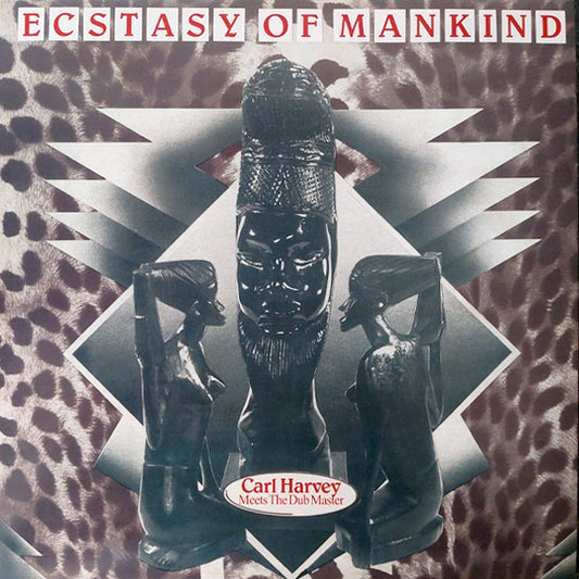 Image of Front Cover of LP -  - CARL HARVEY, Ecstacy of Mankind (REAL ROCK RECORDS; RCKLP07, UK 2026), , Reissued for the first time on vinyl and remastered, this edition features the original 1978 artwork. Carl Harvey s lead guitar recordings were captured at King Tubby s studio, backed by the heavy rhythms of the era and dubs from Prince Jammy. Featuring the cream of Jamaican musicians such as Sly & Robbie, Lloyd Parks, Earl  Chinna  Smith, Santa, Rad Bryan and Jackie Mittoo. - 1816354C