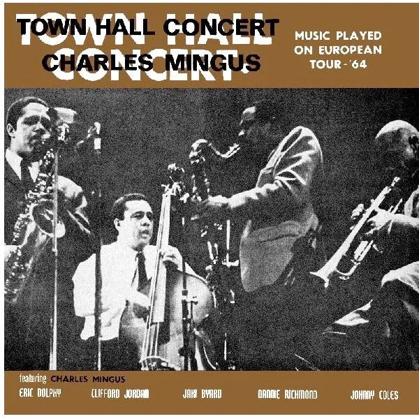 Image of Front Cover of LP  - NEW/NEW - CHARLES MINGUS, Town Hall Concert 1964 Vol. 1 (Candid; LPCND33621IE, UK 2026 Reissue, Remastered, 180g Vinyl), , Out of print for over 40 years, this LP Originally released on Mingus  own Jazz Work Shop Records. Carefully Remastered by five-time Grammy Award Winning Engineer Michael Graves with Vinyl Mastering by Jeff Powell. This RSD Exclusive version will be Pressed on 180 Gram vinyl on an exclusive clear vinyl available only to RSD enthusiasts. Original artwork met
