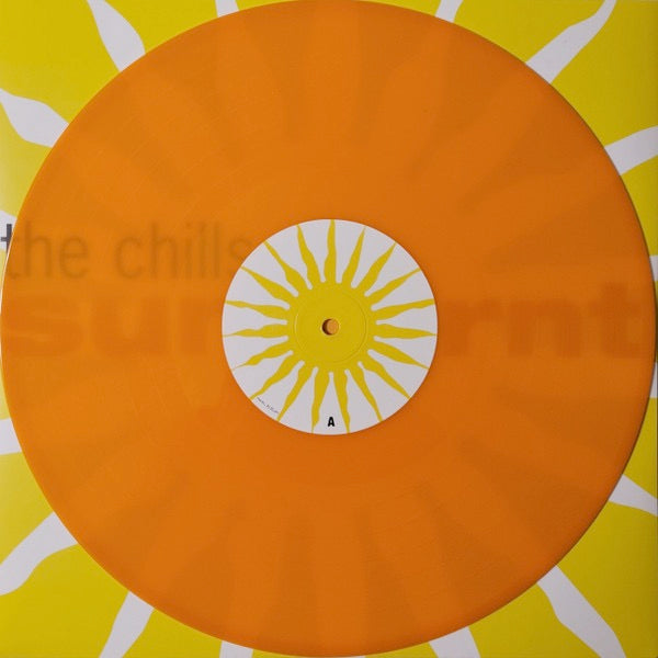 Image of Back Cover of LP - NEW/NEW - THE CHILLS, Sunburnt (Fire Records; FIRELP822, UK 2026, Orange Vinyl), , 1000 copies on Orange vinyl. The late, great Martin Phillipps circa 1996. Following the self-combustion of the original Chills in the States, a set of gloriously introspective songs recorded in the UK with Fairport s Dave Mattacks and XTC s Dave Gregory when the new line-up were turned away at Heathrow. A Phillipps solo album by default, that led to a hiatus before The Chills  glorious return in 20
