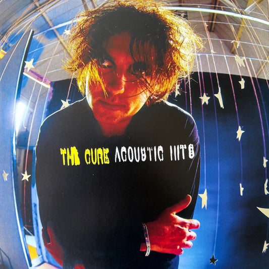 Image of Front Cover of 2xLP - NEW/NEW - THE CURE, Acoustic Hits (25th Anniversary Edition) (UMR/Polydor/Fiction; 8831962, UK 2026, Newly Remastered By Robert Smith on Silver Bio Vinyl), ,  Acoustic Hits , the companion to 2001 s  Greatest Hits  collection. Recorded at Olympic Studios, London in August 2001. The collection, newly remastered by Robert Smith, features acoustic reimaginations of all 18 songs on 'Greatest Hits', including  Boys Don t Cry ,  A Forest ,  Just Like Heaven  and  Friday I m In Lov