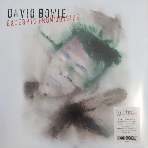 Image of Front Cover of LP - NEW/NEW - DAVID BOWIE, Excerpts from Outside (Parlophone; 5021732943996, UK 2026, Clear Vinyl), , Originally released as a 13 track cutdown of Bowie s 20th studio album  The Outside , this exclusive clear vinyl version features the remastered audio for the first time, and cut to half-speed at AIR studios, London - 1536188E