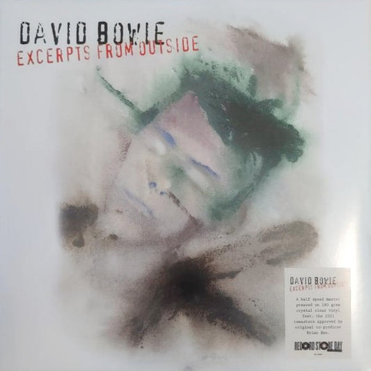 Image of Front Cover of LP - NEW/NEW - DAVID BOWIE, Excerpts from Outside (Parlophone; 5021732943996, UK 2026, Clear Vinyl), , Originally released as a 13 track cutdown of Bowie s 20th studio album  The Outside , this exclusive clear vinyl version features the remastered audio for the first time, and cut to half-speed at AIR studios, London - 1536188E