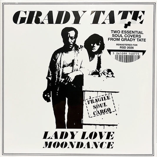Image of Front Cover of 7  - NEW/NEW - GRADY TATE, Lady Love / Moondance (Janus; J233P, UK 2026, Remastered), , Jazz legend Grady Tate steps into silky soul territory on this essential two-sider. Both tracks   long sought-after by collectors and selling for over  300. The tracks showcase Tate s smooth vocals and tight production, blending jazz sophistication with soul warmth. The A Side is a hyper rare version of Jon Lucien s Lady Love, where the B Side is his version of Van Morrison s Moondance - essential