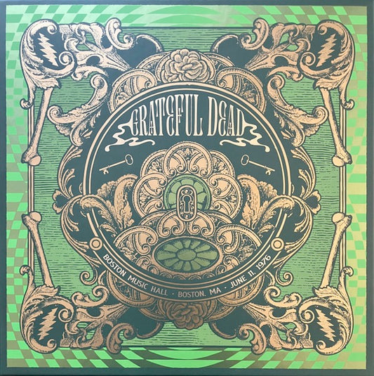 Image of Front Cover of 5xLP - NEW/NEW - GRATEFUL DEAD, Boston Music Hall, Boston, MA 6/11/76 (RBDO; 603497808427, UK 2026, Box Set, 180 Gram Vinyl), , This 5LP, 180-gram vinyl set is the second installment of a five-part series of breakouts from the sold-out, limited-edition June 1976 CD Boxed Set originally released in 2020. Newly remastered for vinyl by Jeffrey Norman, featuring Plangent Processes tape restoration and speed correction. Produced for release by Grateful Dead archivist and legacy manager, D