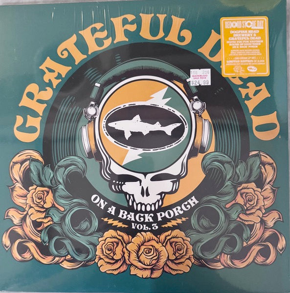 Image of Front Cover of LP - NEW/NEW - GRATEFUL DEAD, On A Back Porch , Vol 3 (RBD2171; 81227804664, UK 2026, 180 Gram Vinyl), , Dogfish Head Brewery & Grateful Dead invite you for another round of good times On A Back Porch. Support indie record stores while enjoying easy-listening live Dead and easy-drinking beer. Limited Edition, 180-gram LP. Produced for release by David Lemieux. - 1816288C