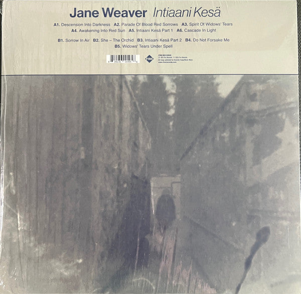 Image of Back Cover of LP - EX/EX - JANE WEAVER, Intiaani Kesa (Fire Records; FIRELP797, UK 2026, Inner, Gold Vinyl, Record Store Day 2026 Release), Opened Instore, Still In Stickered Shrinkwrap,  - 2726164E
