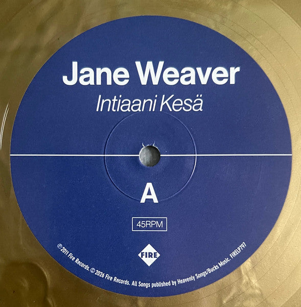 Image of Label Cover of LP - EX/EX - JANE WEAVER, Intiaani Kesa (Fire Records; FIRELP797, UK 2026, Inner, Gold Vinyl, Record Store Day 2026 Release), Opened Instore, Still In Stickered Shrinkwrap,  - 2726164E