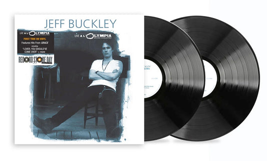 Image of Front Cover of 2xLP - NEW/NEW - JEFF BUCKLEY, Live A L'Olympia (Legacy Rep; 19958414501, UK 2026), , x2 LP Black Vinyl - This live album captures Jeff Buckley and band across two nights in Paris July 6th & 7th during his 1995 European tour in support of the release of his Grace album. Captured at the legendary Olympia, it found Buckley before a rapturous French crowd performing half of the songs from his beloved debut album ( including favorites like  Lover, You Should Have Come Over  and  Halleluj