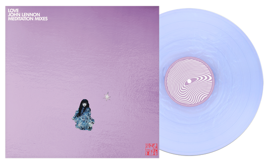Image of Front Cover of 3xLP - NEW/NEW - JOHN LENNON, Love Meditation Mixes (UMR/Calderstone; 8838291, UK 2026, Triple Gatefold Mirrorband Sleeve, Iridescent Pearl Arctic 180g Transparent Vinyl), , A Limited Edition 3LP set of 9 re-imagined Meditation Mixes of John Lennon s 1970 classic ballad 'Love'. Plus 9 unique 1.8 second mantras that loop infinitely on a side of runout grooves. Produced by Sean Ono Lennon and mixed by Sam Gannon. Available on iridescent Pearl Arctic 180g transparent vinyl in a triple g