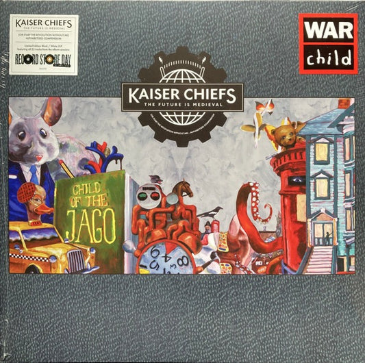 Image of Front Cover of 2xLP - NEW/NEW - KAISER CHIEFS, The Future Is Medieval (Or Start The Revolution Without Me) - Alphabetised Compendium (Polydor; 8833703, UK 2026 Reissue, Record Store Day, Limited Edition, White Vinyl), , The 'world's first bespoke album', 'The Future Is Medieval' appeared on Kaiser Chiefs' website with no warning on 3rd June 2011. The album took the form of 20 digital files, 10 of which could be handpicked by the user along with customizable artwork, to create their own unique versi