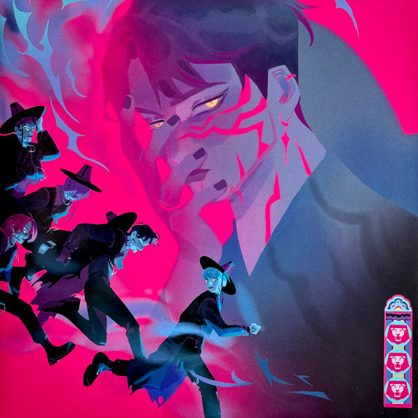 Image of Front Cover of LP - NEW/NEW - KPOP DEMON HUNTERS CAST, HUNTR/X, SAJA BOYS, KPop Demon Hunters (Soundtrack from the Netflix Film) - Saja Boys Edition (Record Store Day Exclusive) (Republic; 5713441, UK 2026,  fold-out poster,and 3 snapshot cards, sticker sheet, , Special effect vinyl), , 1 LP special effect vinyl featuring original art cover by official KPop Demon Hunters vis dev artist, Marion Bordeyne. Includes fold-out poster, sticker sheet, and 3 snapshot cards (3 of 12 versions). Record Store 